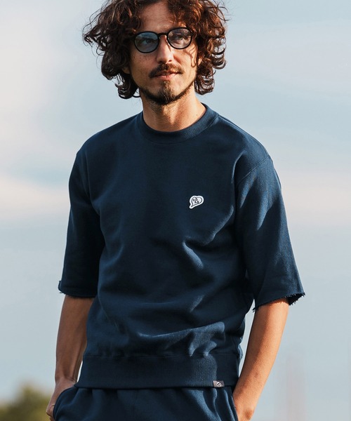 1minute 1second（ワンミニットワンセカンド）の「msw1817-heavy weight cut off pullover with heart patch カットオフトレーナー(1M26H290)（スウェット・メンズ・ブラック/トップグレー/ネイビー・S/M/L/XL）」の9枚目の写真