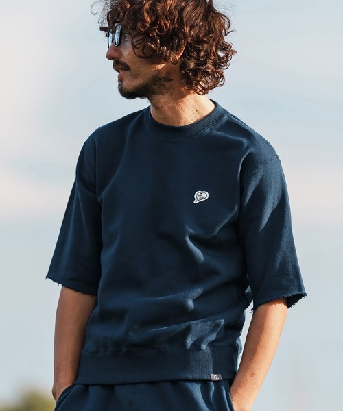 1minute 1second（ワンミニットワンセカンド）の「msw1817-heavy weight cut off pullover with heart patch カットオフトレーナー(1M26H290)（スウェット・メンズ・ブラック/トップグレー/ネイビー・S/M/L/XL）」の10枚目の写真