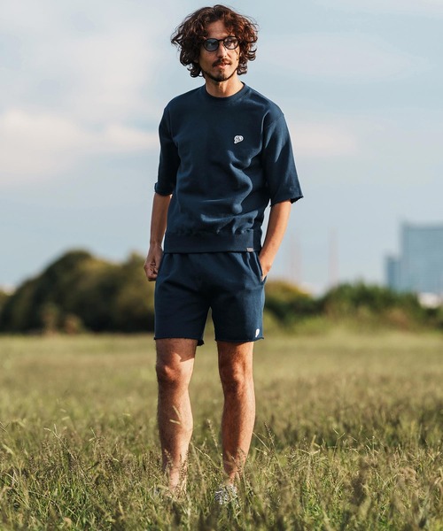 1minute 1second（ワンミニットワンセカンド）の「msw1817-heavy weight cut off pullover with heart patch カットオフトレーナー(1M26H290)（スウェット・メンズ・ブラック/トップグレー/ネイビー・S/M/L/XL）」の12枚目の写真