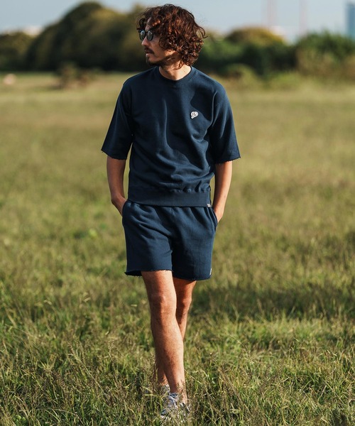 1minute 1second（ワンミニットワンセカンド）の「msw1817-heavy weight cut off pullover with heart patch カットオフトレーナー(1M26H290)（スウェット・メンズ・ブラック/トップグレー/ネイビー・S/M/L/XL）」の13枚目の写真