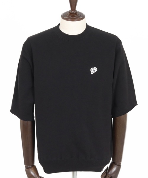 1minute 1second（ワンミニットワンセカンド）の「msw1817-heavy weight cut off pullover with heart patch カットオフトレーナー(1M26H290)（スウェット・メンズ・ブラック/トップグレー/ネイビー・S/M/L/XL）」の18枚目の写真