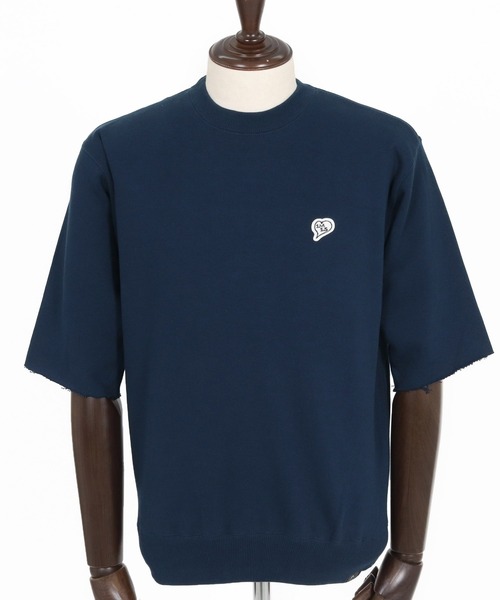 1minute 1second（ワンミニットワンセカンド）の「msw1817-heavy weight cut off pullover with heart patch カットオフトレーナー(1M26H290)（スウェット・メンズ・ブラック/トップグレー/ネイビー・S/M/L/XL）」の19枚目の写真