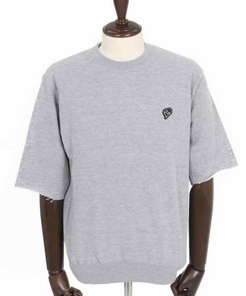 1minute 1second（ワンミニットワンセカンド）の「msw1817-heavy weight cut off pullover with heart patch カットオフトレーナー(1M26H290)（スウェット・メンズ・ブラック/トップグレー/ネイビー・S/M/L/XL）」の20枚目の写真