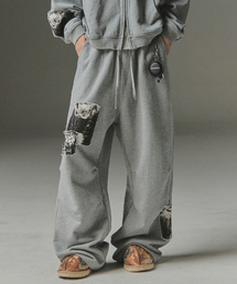 NOT4NERD（ノットフォーナード）の「Cemetery Patch Parachute Sweat Pants - Grey（スウェットパンツ）」