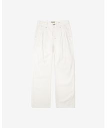 sortie（ソルティ）の「560 Wide Denim Trousers (White)（デニムパンツ）」