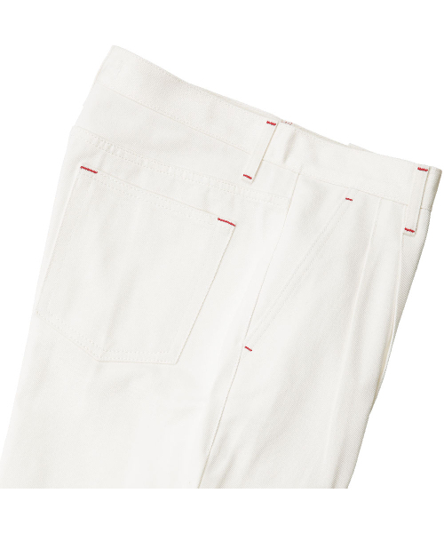 sortie(ソルティ)の「560 Wide Denim Trousers (White)(デニムパンツ・メンズ・その他・LARGE/MEDIUM/SMALL)」の5枚目の写真