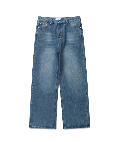 CONNECT KINLOCH(コネクトキンロック)の「ワイドデニムパンツ(ライトブルー)(デニムパンツ・メンズ・その他・MEDIUM/SMALL/X-LARGE/XX-LARGE/LARGE)」の1枚目の写真