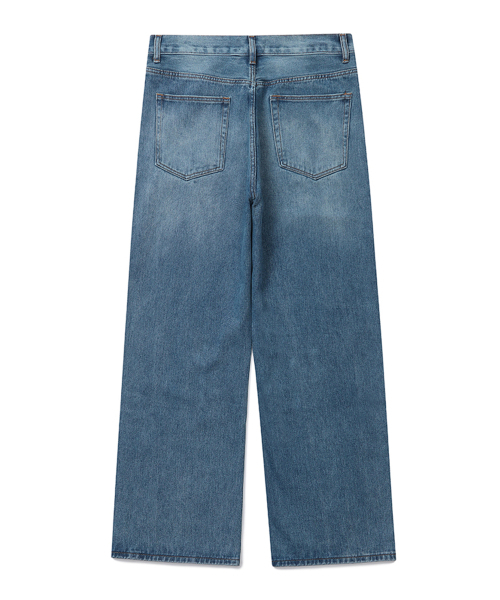 CONNECT KINLOCH(コネクトキンロック)の「ワイドデニムパンツ(ライトブルー)(デニムパンツ・メンズ・その他・MEDIUM/SMALL/X-LARGE/XX-LARGE/LARGE)」の2枚目の写真