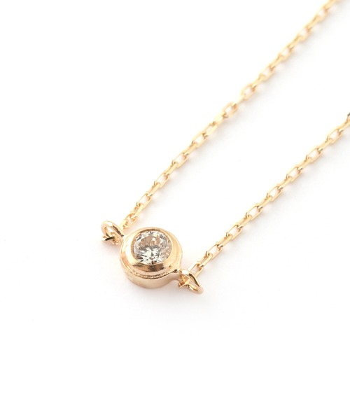 SIENA ROSE（シエナロゼ）の「ダイヤモンドブレスレット[ベゼル・0.04ct]（ブレスレット・レディース・イエローゴールド・FREE）」の2枚目の写真