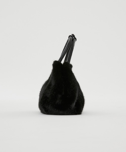 FUULLY STUDIO（フーリィーステューディオ）の「ファーミニBAG（トートバッグ・レディース・アイボリー/ブラック・FREE）」の15枚目の写真