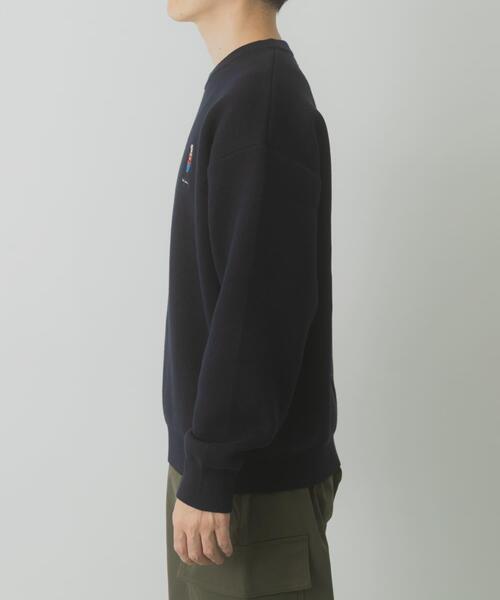 ITEMS URBANRESEARCH（アイテムズ アーバンリサーチ）の「Teddy Bear スウェットライクニット（ニット/セーター・メンズ・バーガンディー/ネイビー/オートミール・MEDIUM/LARGE）」の21枚目の写真