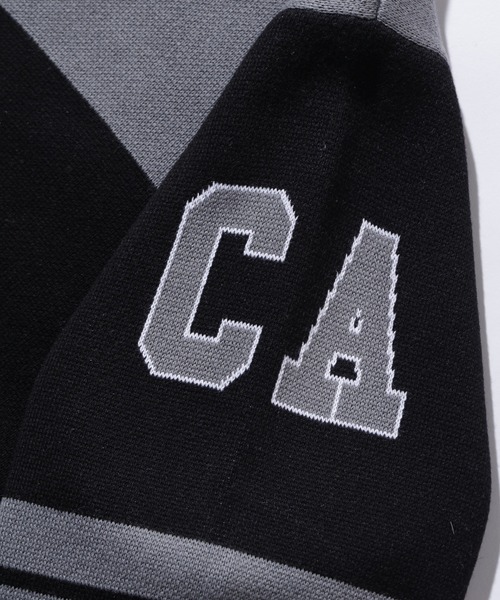 XLARGE（エクストララージ）の「FOOTBALL SWEATER（ニット/セーター・メンズ・ブラック/グレー/オレンジ・S/M/L/XL）」の16枚目の写真