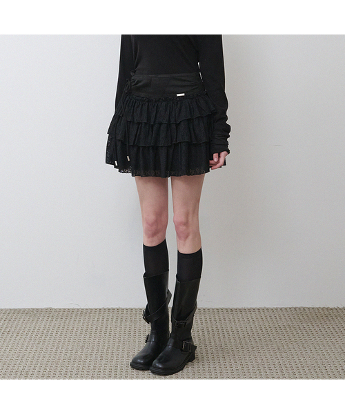 MICANE(ミケーネ)の「アガタスエードカンカンスカートミニ(スカート・レディース・ブラック/キャメル・X-SMALL/SMALL/MEDIUM/LARGE/X-LARGE/XX-LARGE)」の1枚目の写真