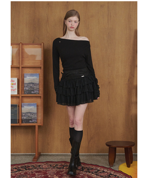 MICANE(ミケーネ)の「アガタスエードカンカンスカートミニ(スカート・レディース・ブラック/キャメル・X-SMALL/SMALL/MEDIUM/LARGE/X-LARGE/XX-LARGE)」の6枚目の写真