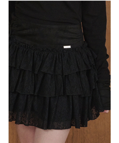 MICANE(ミケーネ)の「アガタスエードカンカンスカートミニ(スカート・レディース・ブラック/キャメル・X-SMALL/SMALL/MEDIUM/LARGE/X-LARGE/XX-LARGE)」の10枚目の写真