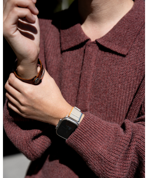 ASTLAY(アストレイ)の「HATCHI Rugby Knit (Lt.Wine.Mel)(ニット/セーター・メンズ・その他・2/3)」の5枚目の写真