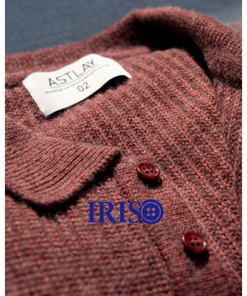 ASTLAY(アストレイ)の「HATCHI Rugby Knit (Lt.Wine.Mel)(ニット/セーター・メンズ・その他・2/3)」の6枚目の写真