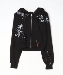 ROYAL FLASH（ロイヤルフラッシュ）の「MITSUKI/ミツキ/ペイントフードジップアップパーカー（パーカー）」