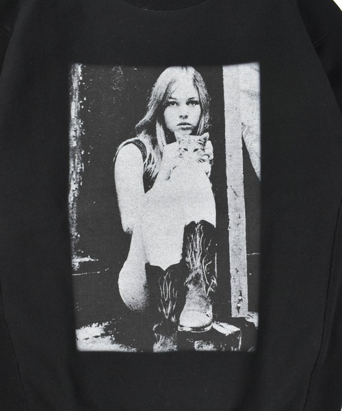 TMT(ティーエムティー)の「【TMT/ティーエムティー】リバースウィーブ スウェットシャツ GIRLS PHOTO(スウェット・メンズ・ベージュ/ブラック・X-LARGE/LARGE/MEDIUM)」の13枚目の写真