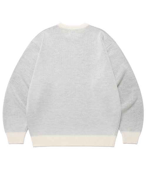 Cavish（カビシ）の「MEGA CYCLONE KNIT SWEATER IVORY(CV2EFUK601A)（ニット/セーター・レディース・アイボリー・SMALL/MEDIUM/LARGE）」の2枚目の写真