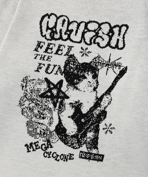 Cavish（カビシ）の「MEGA CYCLONE KNIT SWEATER IVORY(CV2EFUK601A)（ニット/セーター・レディース・アイボリー・SMALL/MEDIUM/LARGE）」の4枚目の写真