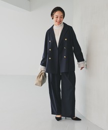 PUAL CE CIN（ピュアルセシン）の「【SMLサイズ展開】【セットアップ対応】TRツータックスラックスパンツ（スラックス）」