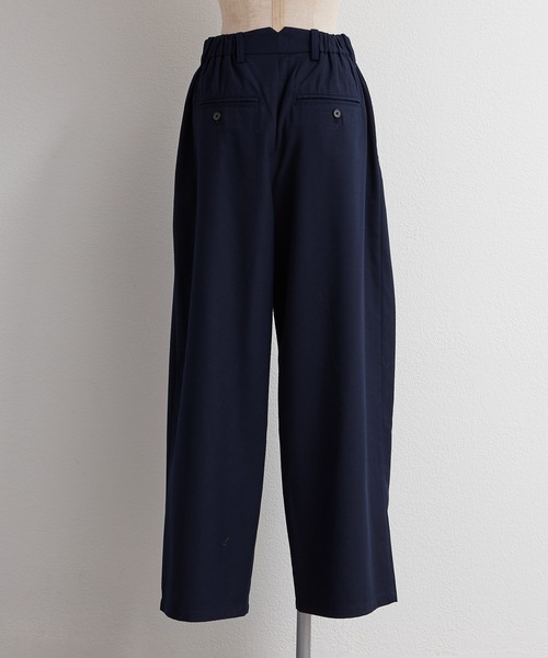 PUAL CE CIN（ピュアルセシン）の「【SMLサイズ展開】【セットアップ対応】TRツータックスラックスパンツ（スラックス・レディース・ブラック/グレー/ネイビー・SMALL/MEDIUM/LARGE）」の17枚目の写真