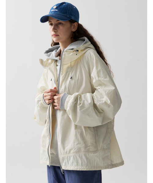 NAMERCLOTHING(ネイマークローディング)の「BREEZE WIND JACKET CREAM(ナイロンジャケット・レディース・その他・LARGE/X-LARGE/MEDIUM)」の5枚目の写真