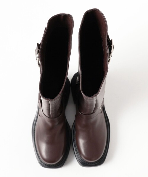 Ray BEAMS（レイビームス）の「ベルト エンジニア ブーツ（ブーツ・レディース・ブラック/ダークブラウン・23.5cm/24.0cm/24.5cm/25.0cm/23.0cm）」の5枚目の写真