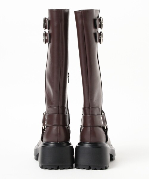 Ray BEAMS（レイビームス）の「ベルト エンジニア ブーツ（ブーツ・レディース・ブラック/ダークブラウン・23.5cm/24.0cm/24.5cm/25.0cm/23.0cm）」の6枚目の写真