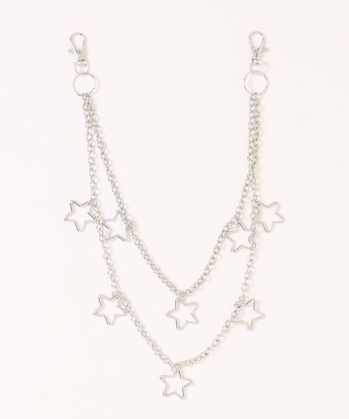 Mayree(メイリー)の「【urge select】Y2K スター/星 モチーフ シルバー ベルトチェーン/ウォレットチェーン(ウォレットチェーン・レディース・シルバー系3/シルバー系5/シルバー系1/シルバー系6/シルバー系7/シルバー系8/シルバー系2/シルバー系4・FREE)」の9枚目の写真