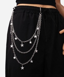 Mayree（メイリー）の「【urge select】Y2K スター/星 モチーフ シルバー ベルトチェーン/ウォレットチェーン（ウォレットチェーン）」