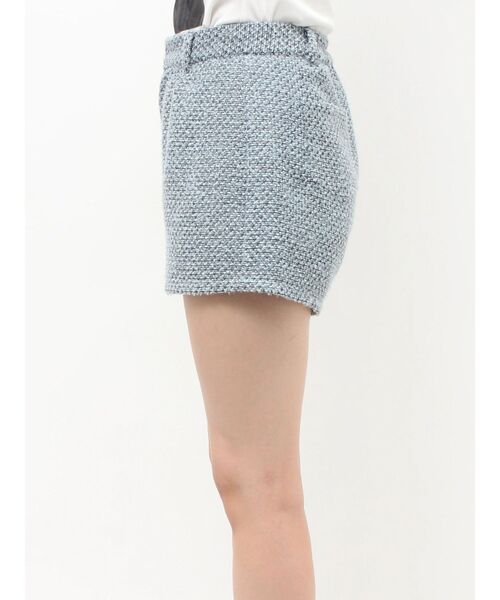 jouetie（ジュエティ）の「コンパクトツイードショーパン【セットアップ対応】（その他パンツ・レディース・ブルー/ピンク/ブラック・MEDIUM）」の5枚目の写真