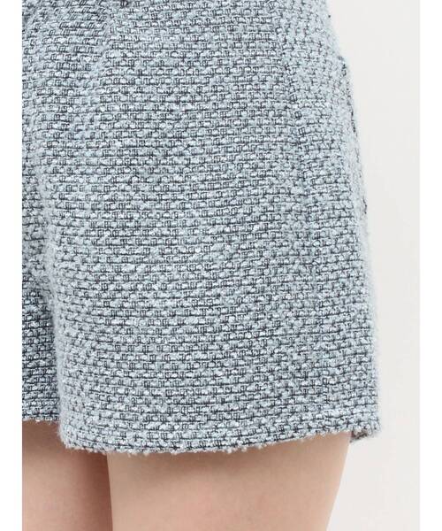 jouetie（ジュエティ）の「コンパクトツイードショーパン【セットアップ対応】（その他パンツ・レディース・ブルー/ピンク/ブラック・MEDIUM）」の9枚目の写真