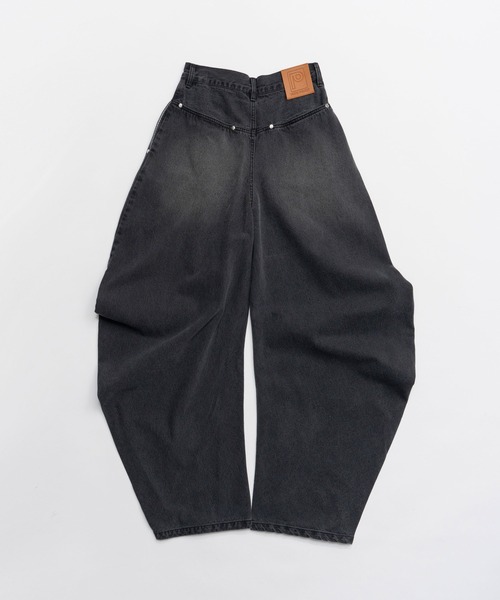 PRANK PROJECT（プランクプロジェクト）の「【2026Spring Pre-Order】ドレープデニムパンツ / Drape Denim Pants（デニムパンツ・レディース・ブルー/ブラック・34/36/38）」の19枚目の写真