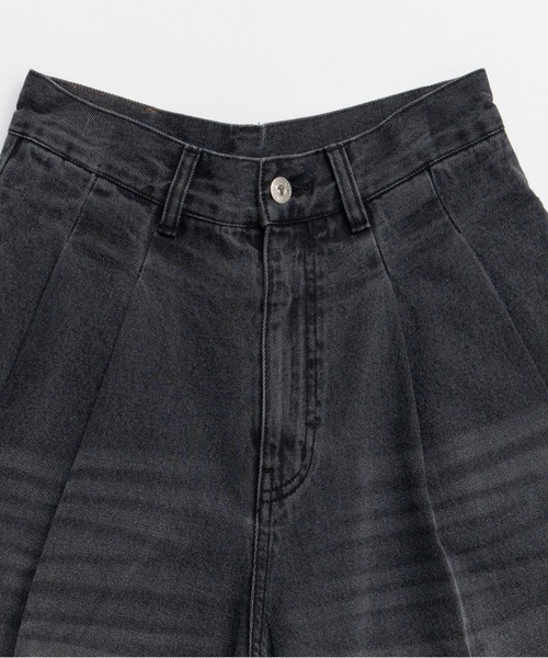 PRANK PROJECT（プランクプロジェクト）の「【2026Spring Pre-Order】ドレープデニムパンツ / Drape Denim Pants（デニムパンツ・レディース・ブルー/ブラック・34/36/38）」の20枚目の写真