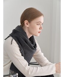 DAL（ダル）の「プレミアムカシミヤ100マフラー チャコールスカーフ（マフラー）」