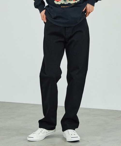Lee(リー)の「【ハイパワーストレッチ】Lee LASTIC スリムストレートデニムパンツ(デニムパンツ・メンズ・ブラック系その他/インディゴブルー・SMALL/MEDIUM/LARGE/X-LARGE)」の2枚目の写真