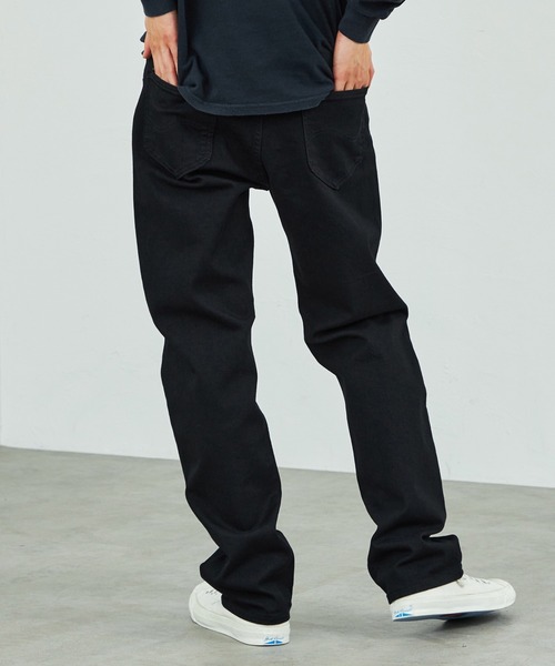 ハイパワーストレッチ】Lee LASTIC スリムストレートデニムパンツ