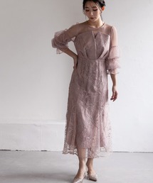 epic day（エピックデイ）の「シャイニーエンブロイダリーマーメイドドレス（ドレス）」