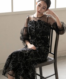 epic day（エピックデイ）の「シャイニーエンブロイダリーマーメイドドレス（ドレス）」