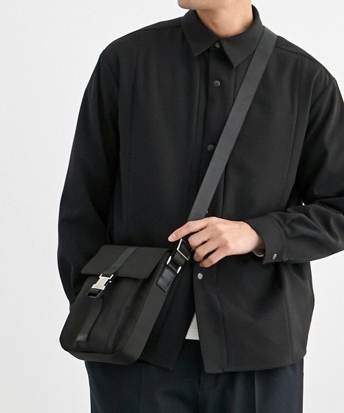 CITY TOKYO（シティトウキョウ）の「【CITY TOKYO/シティートーキョー】Sturdy nylon ﾐﾆｼｮﾙﾀﾞｰﾊﾞｯｸﾞ（ショルダーバッグ・メンズ・ブラック・FREE）」の2枚目の写真