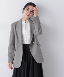 ツイーディーカルゼテーラードダブルジャケット