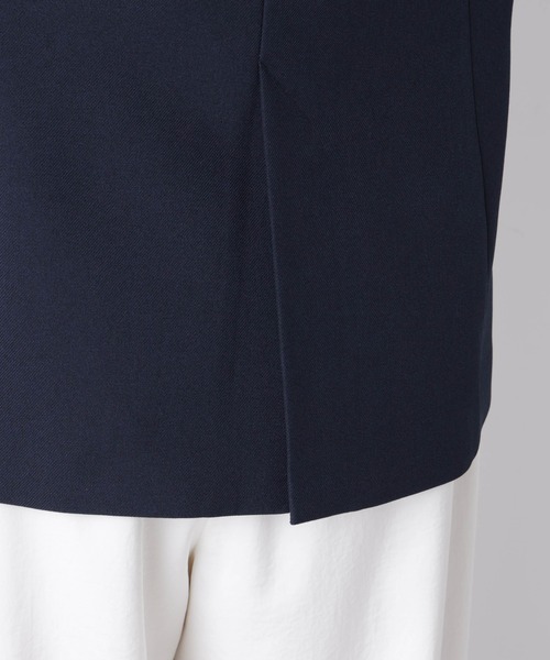 NANO universe（ナノユニバース）の「ツイーディーカルゼテーラードダブルジャケット（テーラードジャケット・レディース・ダークネイビー/グレー・S/M）」の21枚目の写真