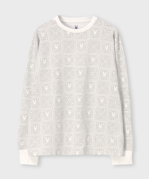 Psycho Bunny(サイコバニー)の「ジオメトリック PBモノグラム ロングスリーブTシャツ(Tシャツ/カットソー・メンズ・ブラック/ホワイト・LARGE/MEDIUM/SMALL/X-LARGE)」の10枚目の写真