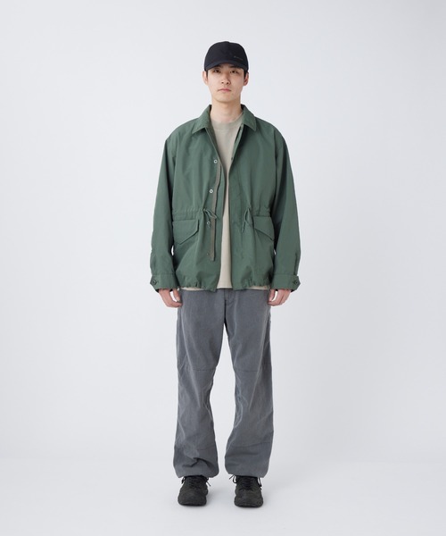 Snow Peak(スノーピーク)の「Snow Peak / TAKIBI Ripstop Field Jacket リップストップ フィールドジャケット難燃(テーラードジャケット・メンズ・ブラック/オリーブ・M/L/S/XL)」の6枚目の写真