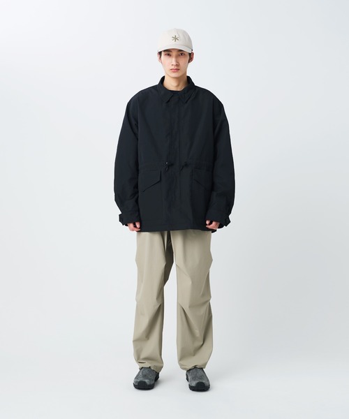 Snow Peak(スノーピーク)の「Snow Peak / TAKIBI Ripstop Field Jacket リップストップ フィールドジャケット難燃(テーラードジャケット・メンズ・ブラック/オリーブ・M/L/S/XL)」の9枚目の写真