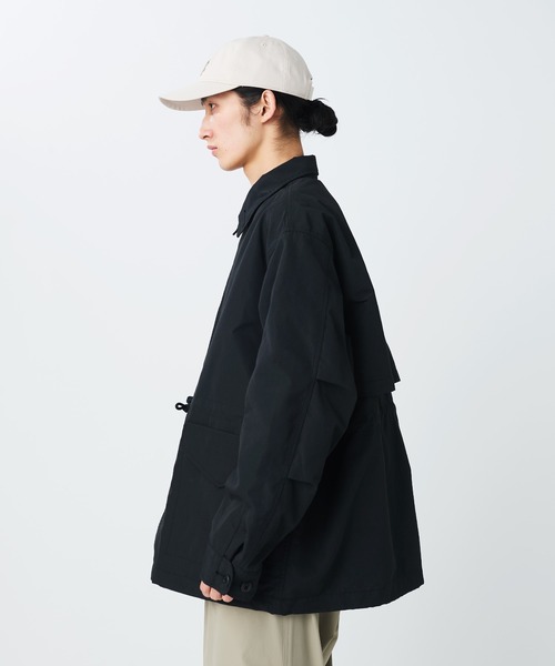 Snow Peak(スノーピーク)の「Snow Peak / TAKIBI Ripstop Field Jacket リップストップ フィールドジャケット難燃(テーラードジャケット・メンズ・ブラック/オリーブ・M/L/S/XL)」の10枚目の写真