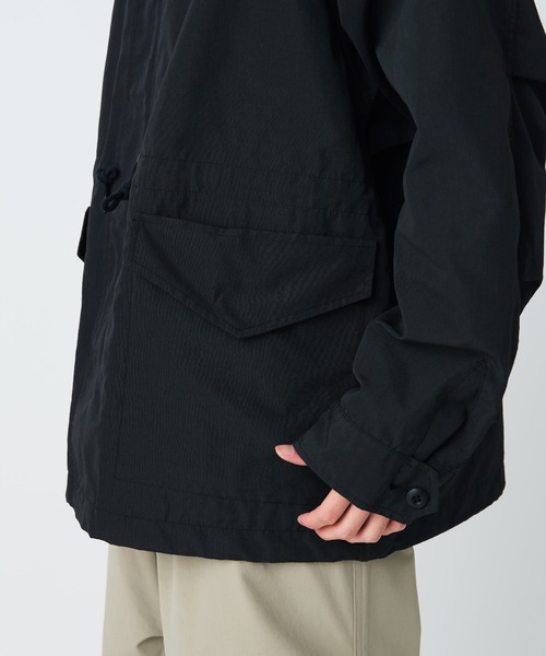 Snow Peak(スノーピーク)の「Snow Peak / TAKIBI Ripstop Field Jacket リップストップ フィールドジャケット難燃(テーラードジャケット・メンズ・ブラック/オリーブ・M/L/S/XL)」の13枚目の写真