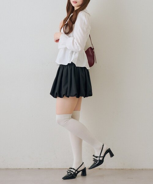 Another Branch olive des olive（アナザーブランチオリーブデオリーブ）の「シャーリング衿付ブラウス（シャツ/ブラウス・レディース・その他2/ブラック/その他1/オフホワイト・FREE）」の18枚目の写真